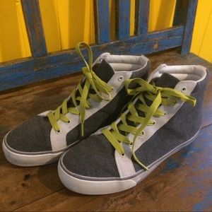 Boden Ladies Hi-Tops w/ Suede & Felted Wool